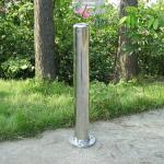304 Stainless Steel Parking Bollards Water Proof Anti Corrosion