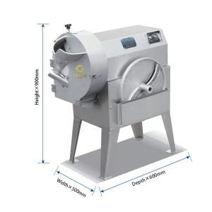 Quality Capacity Commercial Cooking Equipment 1000KG/H Stainless Steel Vegetable Cutter 1.5kw Power Supply wholesale
