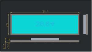 Quality Android 6.0 28.6&quot;Smart Bar Airport Digital Signage Screen 500cd/M2 wholesale