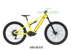 Quality Yellow 14ah Battery Electric Mountain Bike Aluminum With Hydraulic Disc Brakes wholesale