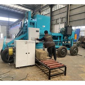 Quality 30HP Diesel Engine Baling Press Machine for Compressing Silage and Wood Shavings wholesale