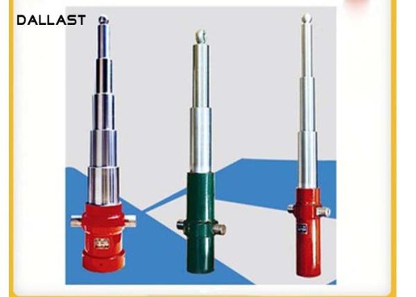 Long Stroke Multi Stage Hydraulic Cylinder Single Acting Hydraulic Ram Optional