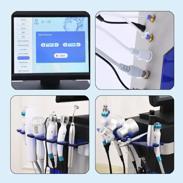 Stationary Professional Hydrafacial Machine 50Hz / 60Hz Hydrafacial Aqua Peeling Machine