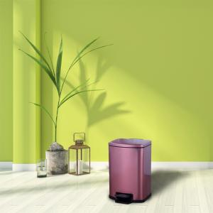 Quality Smudge Resistant 1.32 Gallon Mini Stainless Steel Trash Can wholesale