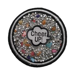 Quality Celebration Rhinestone Patches Iron On , Bling rhinestone Eye Patch wholesale