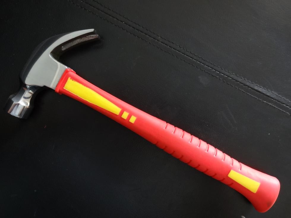 Claw Hammer (CLHM-01) with mirror polishing surface and TPR handle