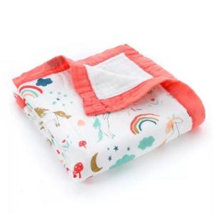 Quality Premium Muslin Receiving Blankets 100 Percent Cotton MRB 004 wholesale