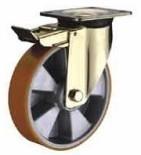 Quality Total Brake Aluminum core PU Caster (Europe) wholesale