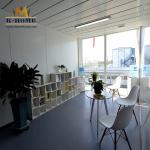 Waterproof Temporary Prefabricated Portable Office Buildings