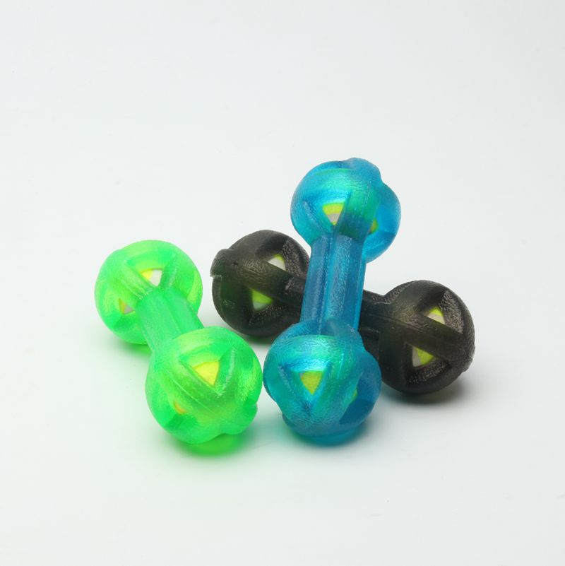 Dumbbell Large TPR Dog Toy Eco - Friendly Rubber Chew Toys For Dogs