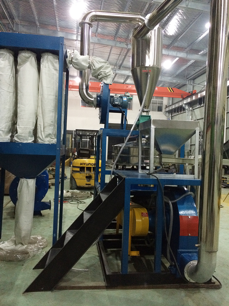100-1000kg/H PVC Pulverizer Machine PP PE Plastic Powder Milling Machine