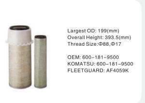 Quality OD 1996mm Hydraulic Oil Filter Assembly 600-181-9500 393.5mm Height wholesale
