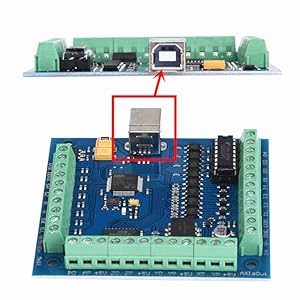 Dual Shaft CNC Controller Kit MACH3 Nema23 Stepper Motor USB 4 Axis 112mm