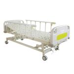 ABS Manual Crank Adjustable Medical Care Bed Self Lubricating Hospital Nursing