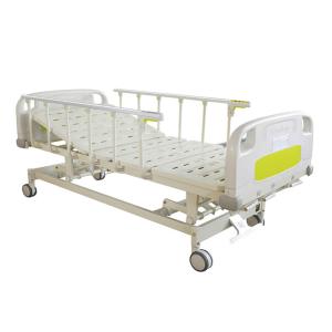 Quality Movable ABS Two Cranks Elderly Hospital Bed Nursing Homecare Bed Manual Hospital Bed wholesale