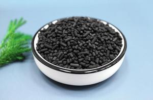 Quality Columnar Black Activated Carbon For Gas Treatment Dyeing Industry wholesale