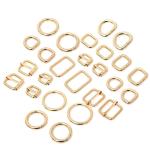 Golden Multipurpose Handbag Rings Hardware D Ring Fadeless Stainless Steel ODM