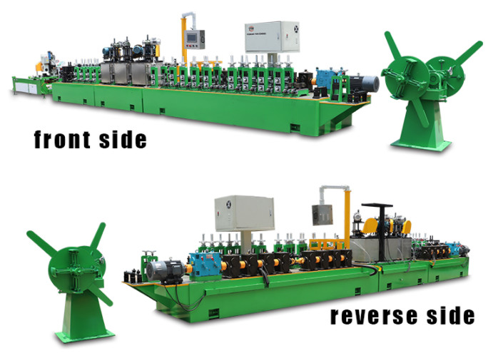 Rust Resisting Duct Inox Pipe Production Line 3m/min Tube Milling Machine
