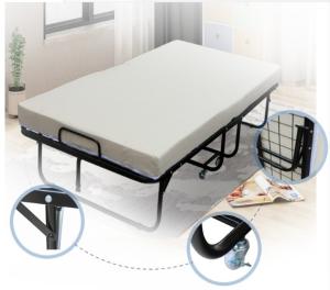 Quality Made In Furniture Rollaway Single Size Metal Bed Frame for Babies and Kids Home Furniture wholesale