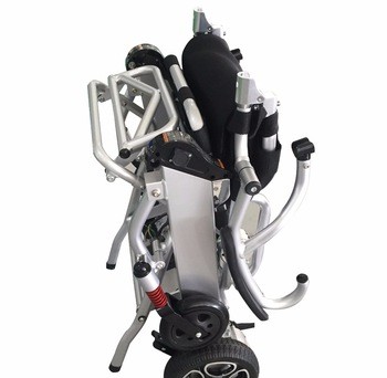 2018 newest FDA CE light weight folding aluminum power wheelchair with lithium battery from chinese supper manufactory