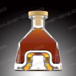 OEM 750ml Brandy Glass Bottle With Plastic Screw Top