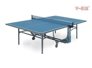 Quality Environmental Protection Fold Up Ping Pong Table 1525 X 2740 X 760mm With U Style Legs wholesale