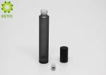 Thick Bottom Glass Fragrance Bottles , Perfume Bottle Packaging Clear Black