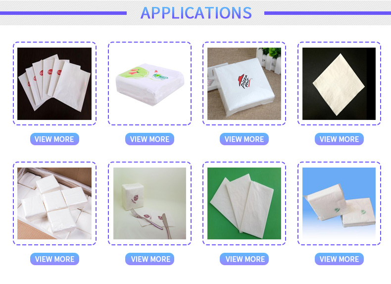 Automatic small business serviette tissue paper  napkin paper machine with embossing and color printing