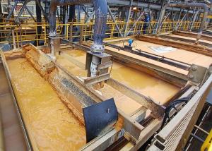 Quality SBR Conveyor Medium Vacuum Belt Filter 2400mm Width Sludge Filtration Process wholesale