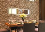 0.53*10m Cheap Price Embossed Floral Wallpaper for Home Decoration , SGS CSA