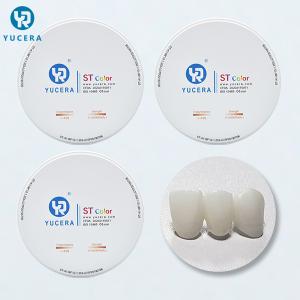 Quality Pre Shaded 98mm 1100 MPa Zirconia Ceramic Block wholesale
