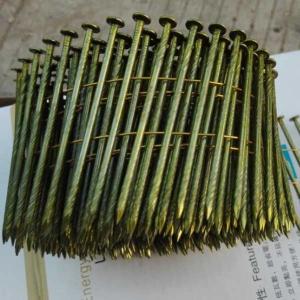 Quality 25 Mm 150mm Roofing Flooring Decking Ring Wood Pallet Coil Nail wholesale