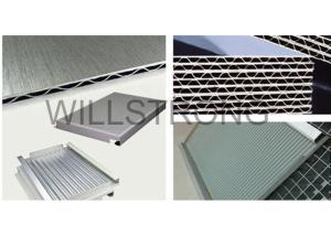 Quality Strong Rigidity Rot Proof Corrugated Aluminium Sandwich Panel Width 1000mm wholesale