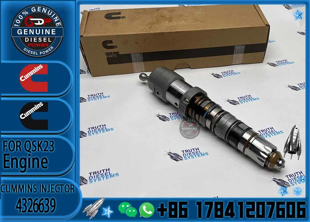 Common rail injector fuel injecto 4088427 4326639 4326779 for QSK23 Excavator QSK23 QSK45 QSK60