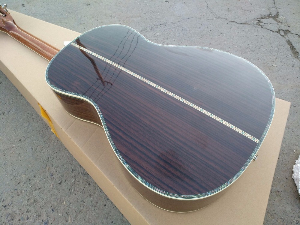 ooo42 acoustic guitar 00 solid spruce parlor acoustic guitar OOO body AAA quality guitars