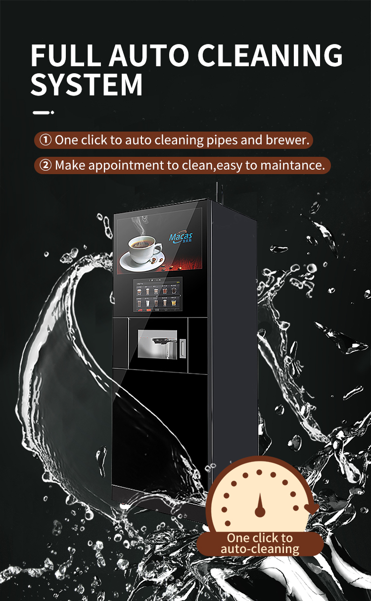 EVOACAS Cappuccino Vending Machine Business Remote Control WIFI 4G