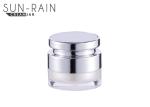 Custom empty cream jar 15g 30g PMMA skin care empty makeup jars SR-23A5