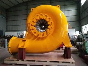 Quality Francis Type 500kw Water Turbine Generator In Hydro Power Plant Yellow Color wholesale