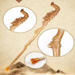 Eco Friendly Hand Carved Wooden Walking Canes 90cm