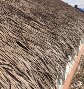 Quality 500*500mm Plain Waterproof Artificial Wheat Straw Thatched Roof Gazebo Hut Roof Thatch wholesale