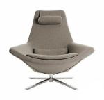 Injection foam chair lounge egg chair office furniture Aluminum swivel chair