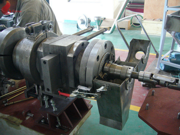 Hot Cutting Plastic Pelletizing Machine / Alloy Steel Twin Screw Plastic Extruder PVC
