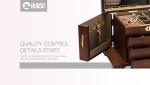 Tiered Jewellery Keeping Box , Lockable Tabletop Jewelry Box Tower