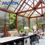 Double Hollow Glass Solarium Room Additions Weather Resistance