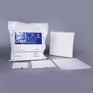 Quality 6 Inch 120gsm Polyester Cleanroom Wipes 100pcs LCD Cleaning Wipes Soft And Absorbent wholesale