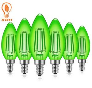 Quality Tiny Colored Edison Bulbs C35 E12 4W Vintage LED Candelabra Bulbs wholesale