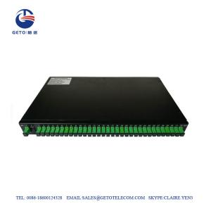 Quality 1650nm 1×32 Fiber Optic Splitter Rack Mount Plc wholesale