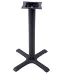 Restaurant Table base Cross Table leg Black Powder Coat Cast Iron Hospitality