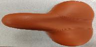 Quality Stylish OEM Brown Leather Mountain Bike Seat Exquisite Design wholesale