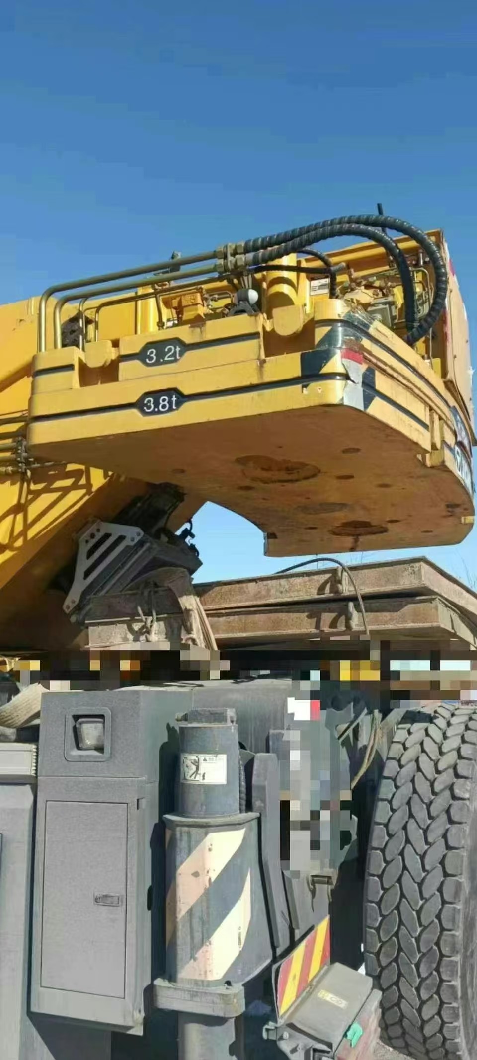 Used XC MG Mobile Truck Crane 80 Tons For Construction Company Inventory Direct Sale